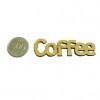 우드 이니셜/coffee/커피