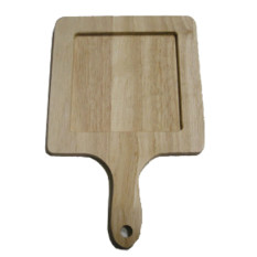 원목냄비받침판 반제품 중국산 가로 14cm 길이 21.8cm 깊이 약0.45cm 판두께 1.2cm