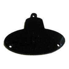 레진아트 자개공예 전통 갓키링만들기 검정아크릴 저승사자모자(구멍2개)