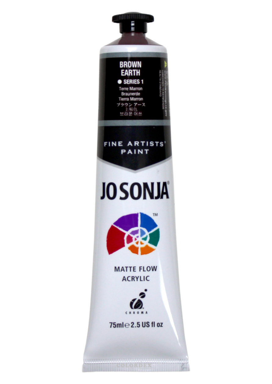 조소냐 아크릴 물감 75ml S1-104번 Brown Earth(브라운어쓰)