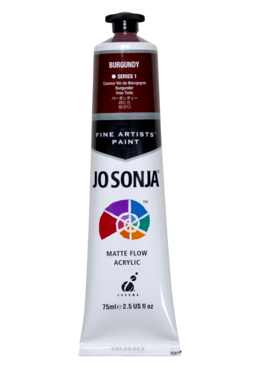조소냐 아크릴 물감 75ml S1-105번 Burgundy(버건디)