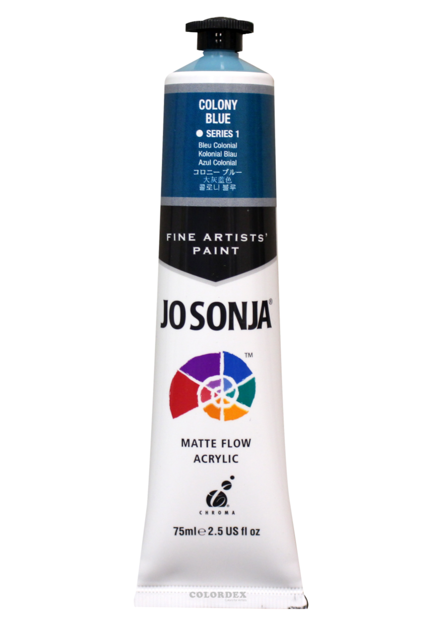 조소냐 아크릴 물감 75ml S1-108번 Colony Blue(콜로니블루)