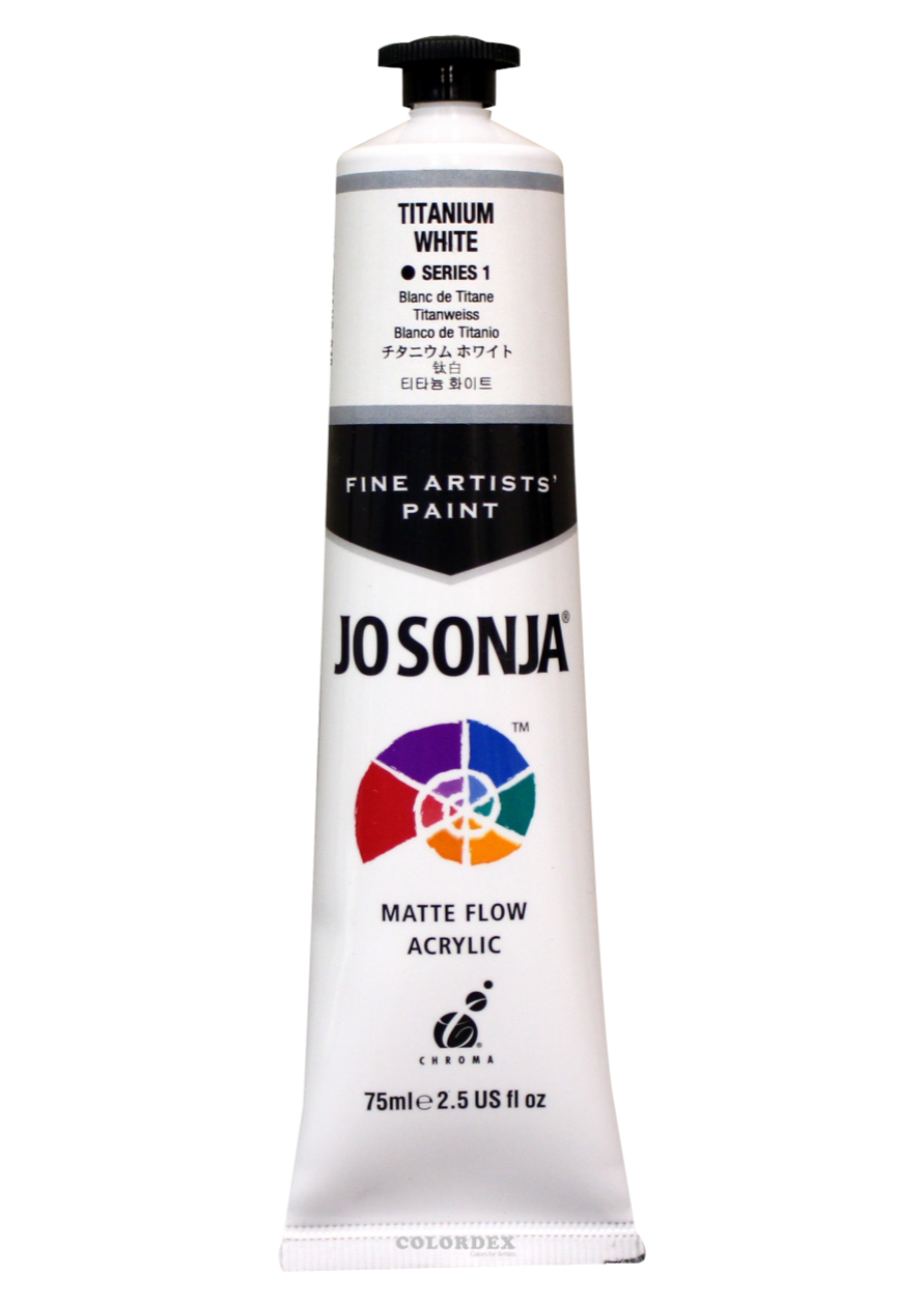 조소냐 아크릴 물감 75ml S1-109번 Titanium White 티타늄화이트