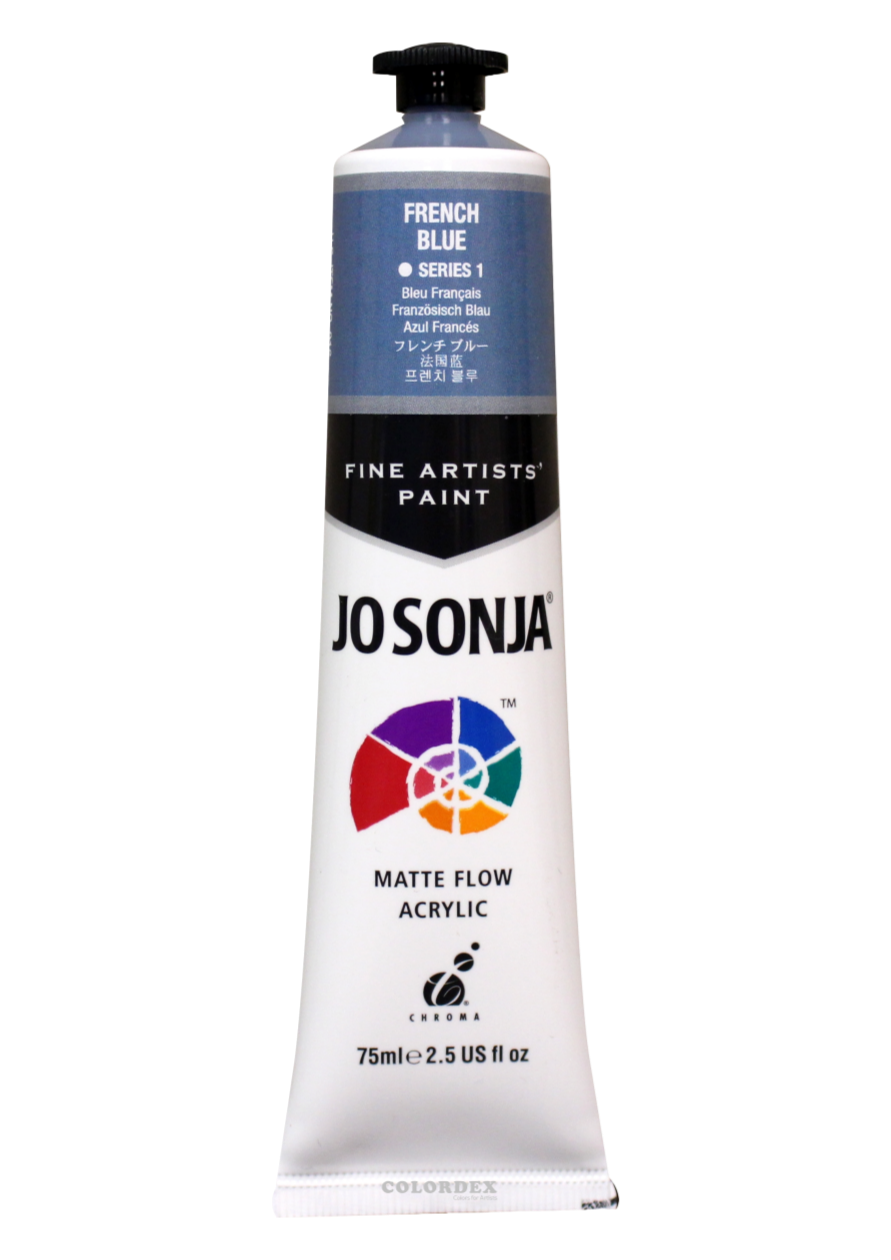 조소냐 아크릴 물감 75ml S1-111번 French Blue(프렌치블루)