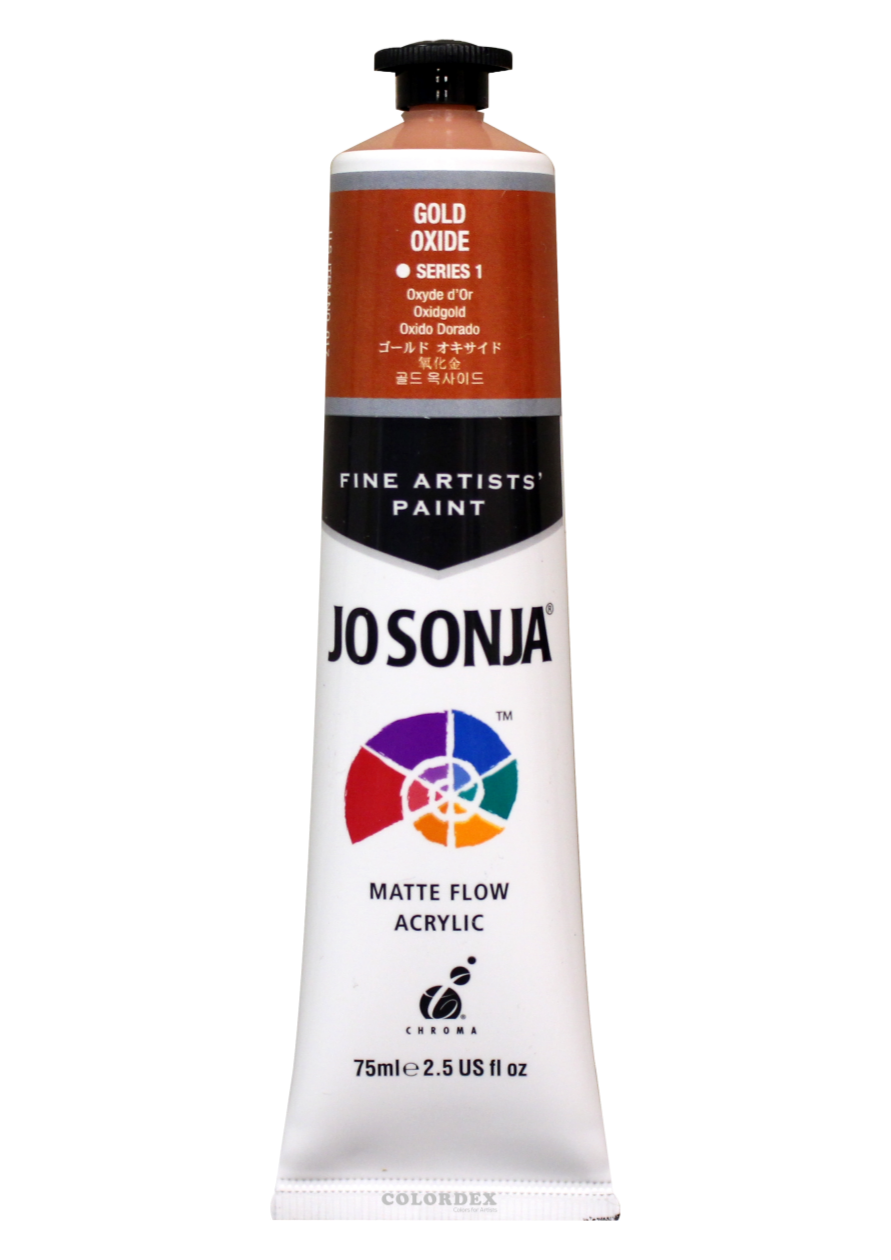 조소냐 아크릴 물감 75ml S1-112번 Gold Oxide 골드옥사이드