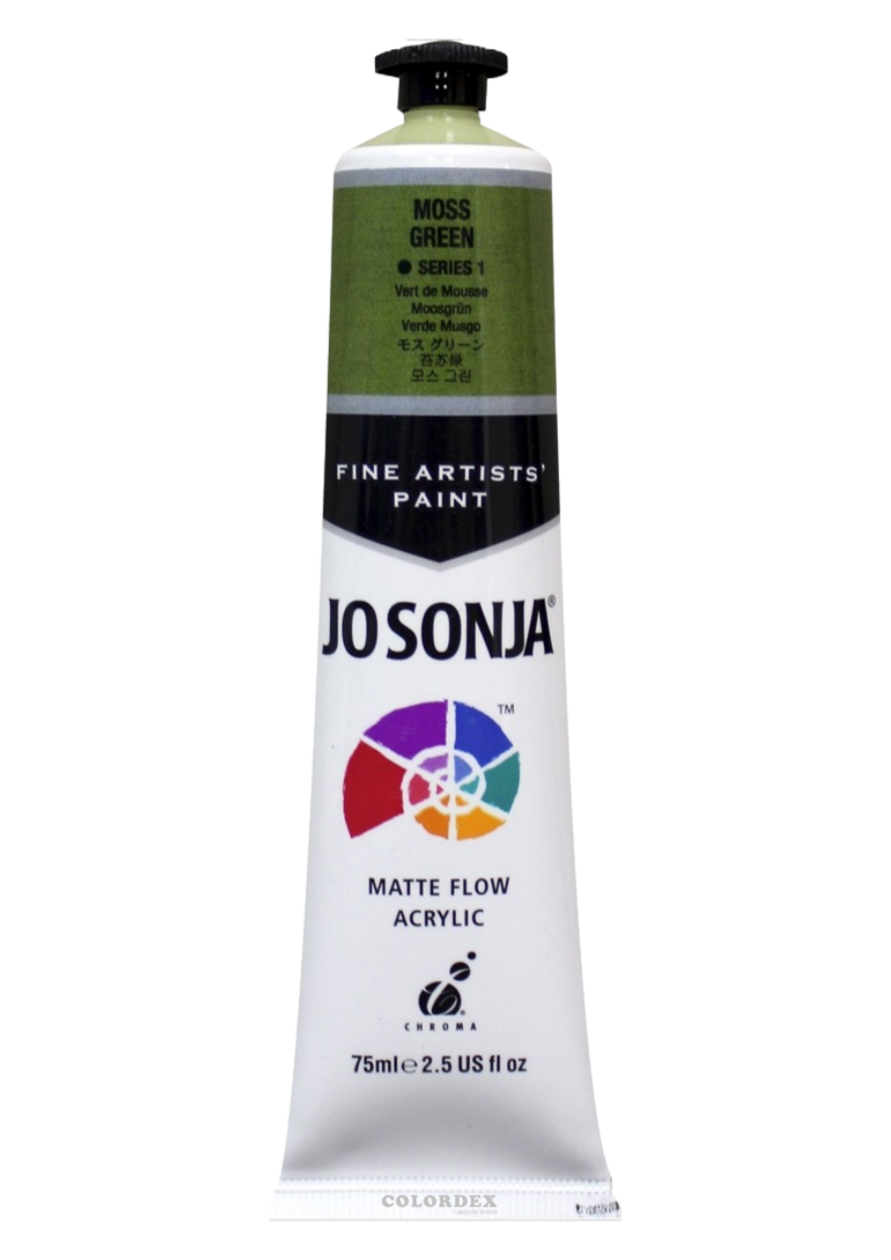조소냐 아크릴 물감 75ml S1-116번 Moss Green 모스그린