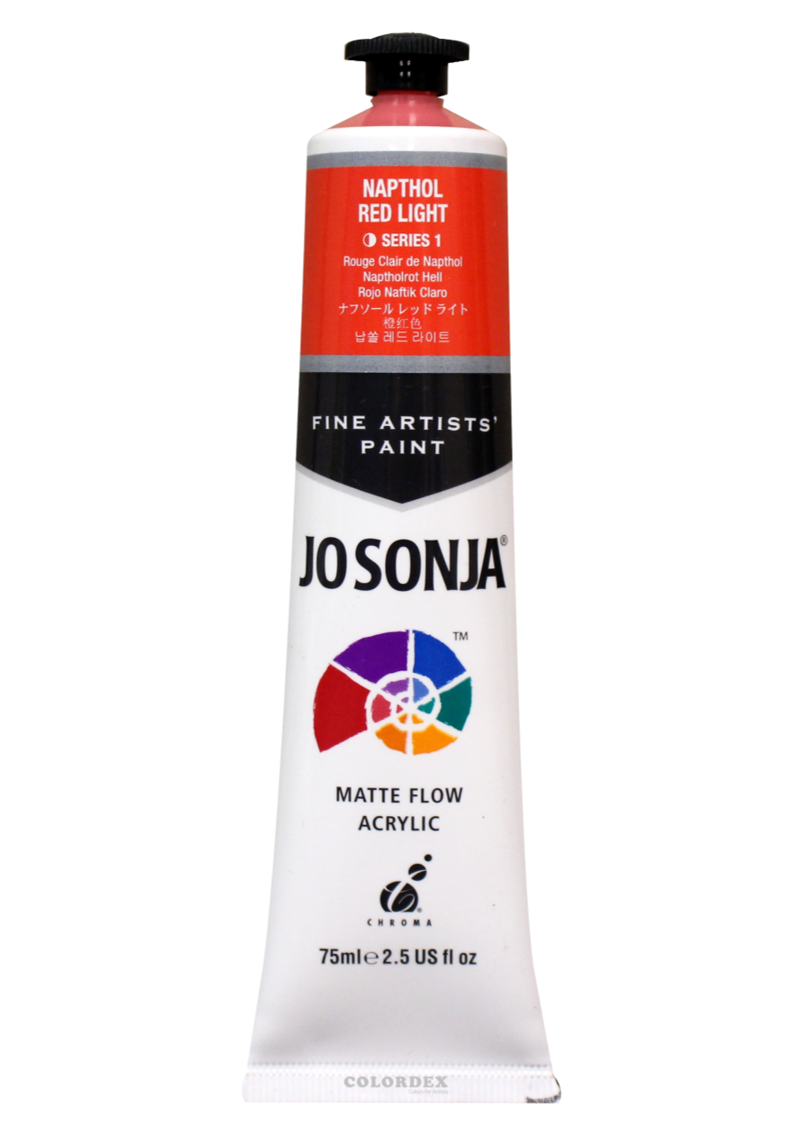 조소냐 아크릴 물감 75ml S1-118번 Napthol Red Light 납쓸레드라이트