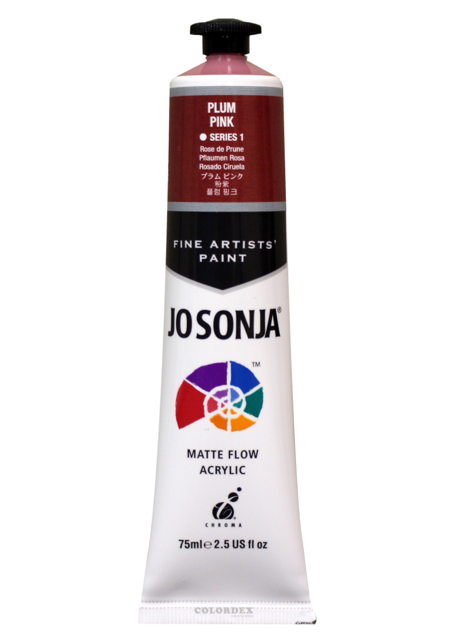 조소냐 아크릴 물감 75ml S1-123번 Plum Pink 플럼 핑크