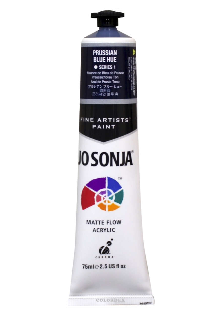 조소냐 아크릴 물감 75ml S1-125번 Prussian Blue Hue 프러시안 블루 휴