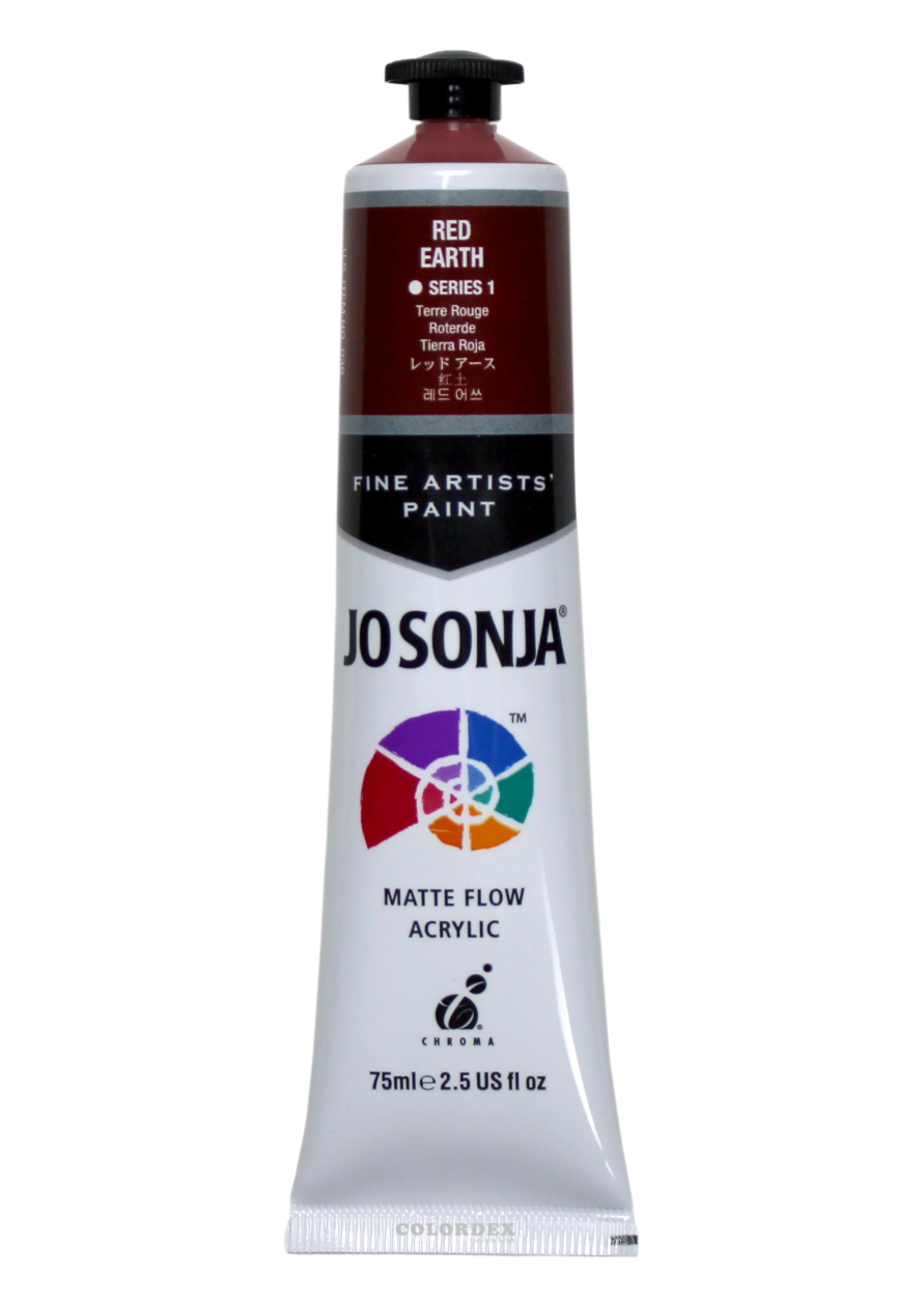 조소냐 아크릴 물감 75ml S1-129번 Red Earth 레드 어쓰