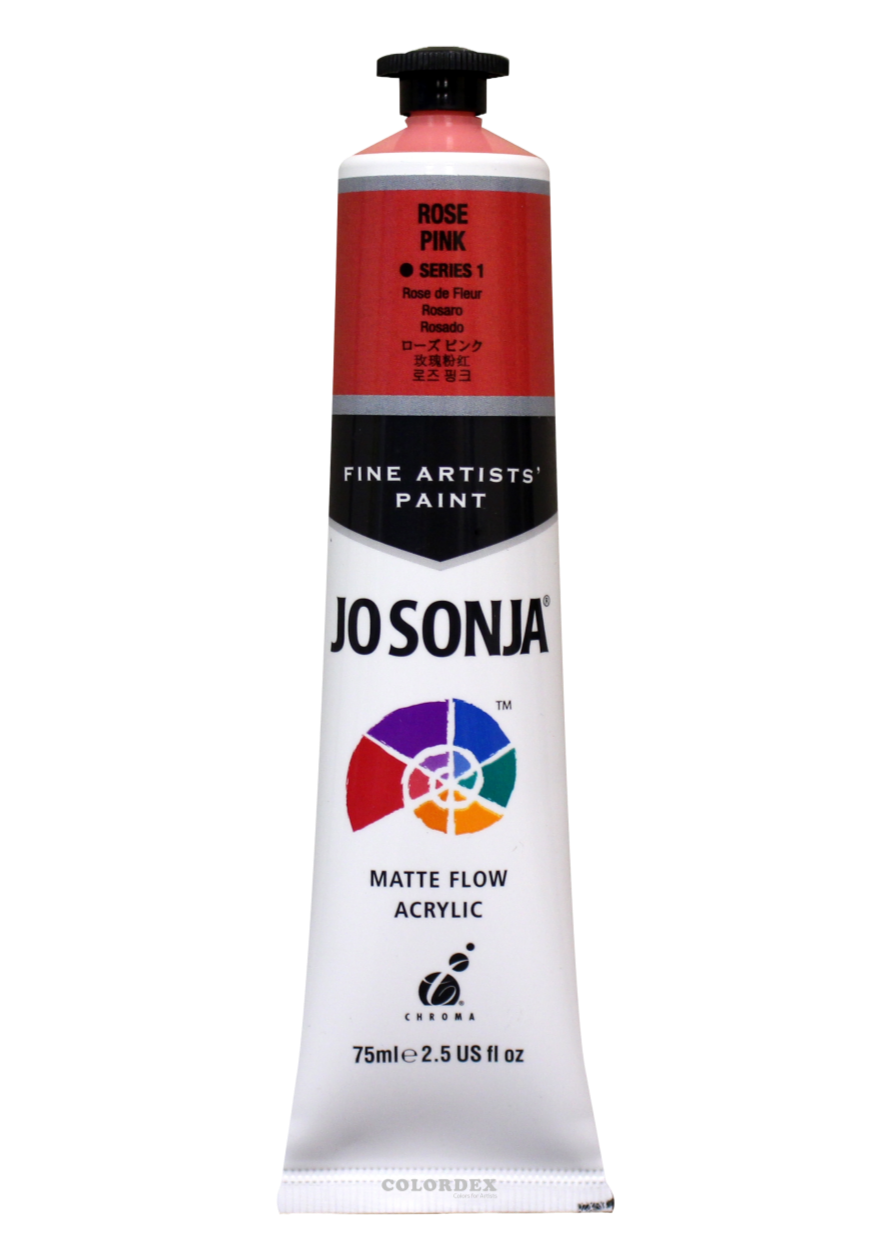 조소냐 아크릴 물감 75ml S1-130번 Rose Pink 로즈핑크