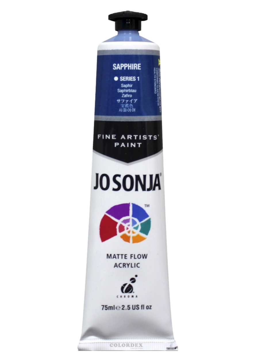 조소냐 아크릴 물감 75ml S1-131번 Sapphire 사파이어