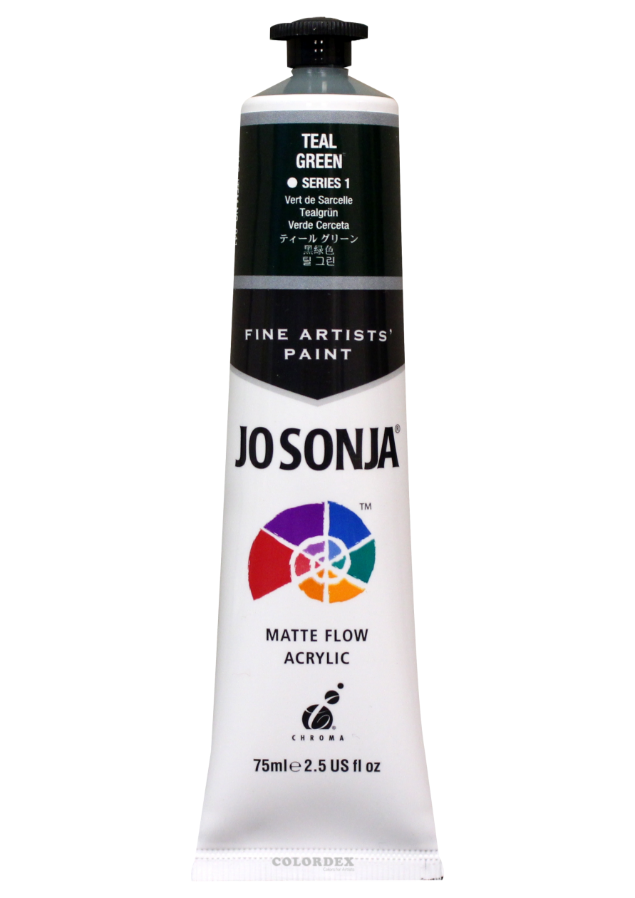 조소냐 아크릴 물감 75ml S1-134번 Teal Green 틸 그린