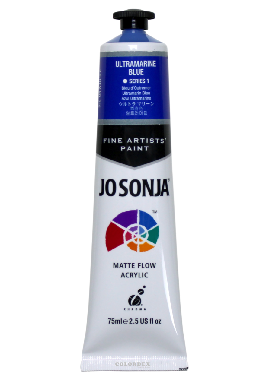 조소냐 아크릴 물감 75ml S1-136번 ultramarine blue 얼트러머린 블루