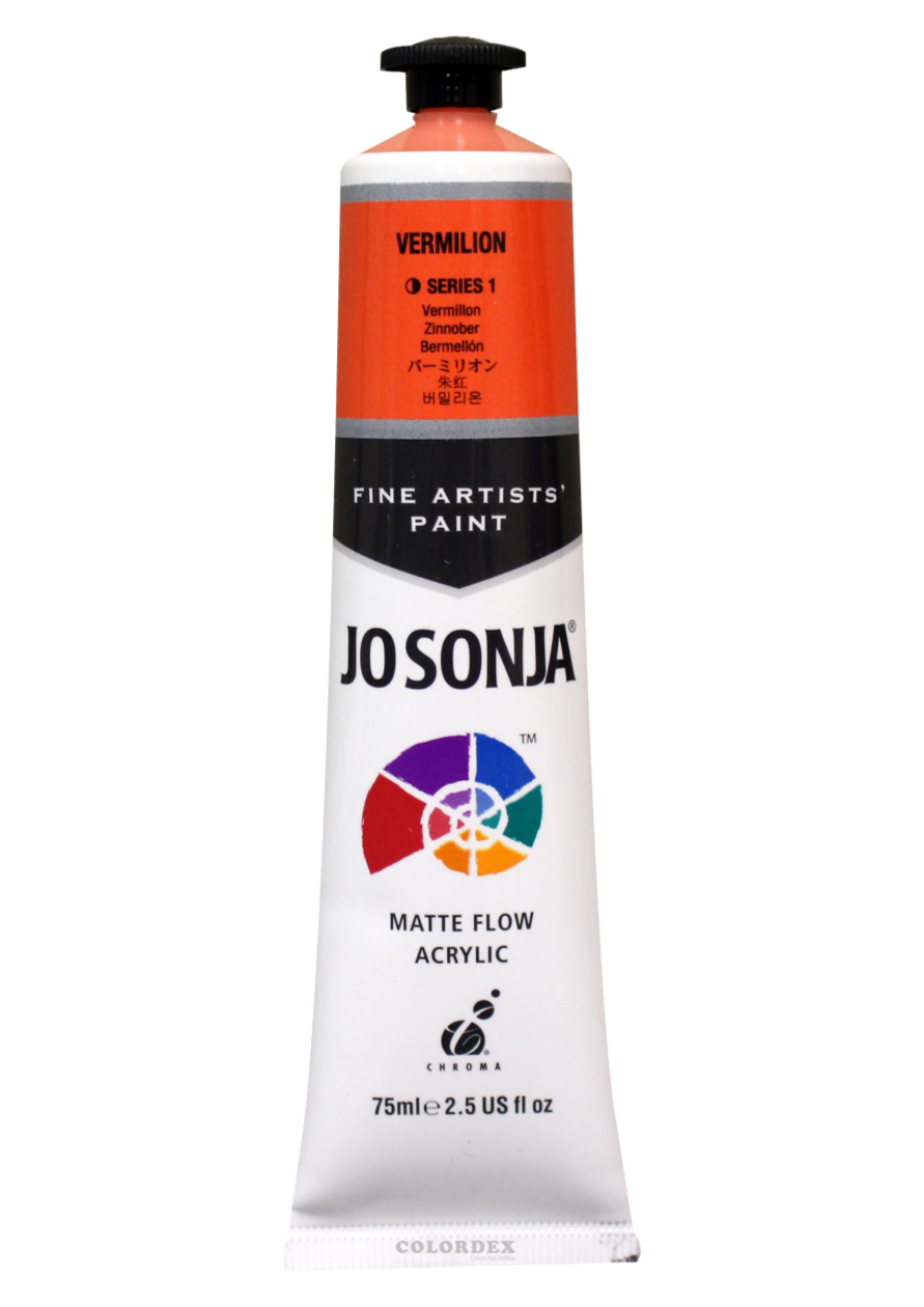 조소냐 아크릴 물감 75ml S1-137번 vermilion 버밀리온