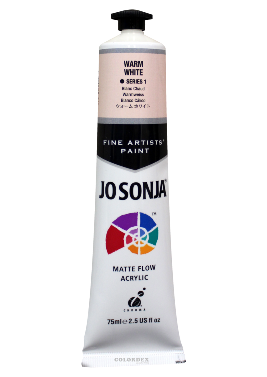 조소냐 아크릴 물감 75ml S1-138번 Warm White 웜 화이트