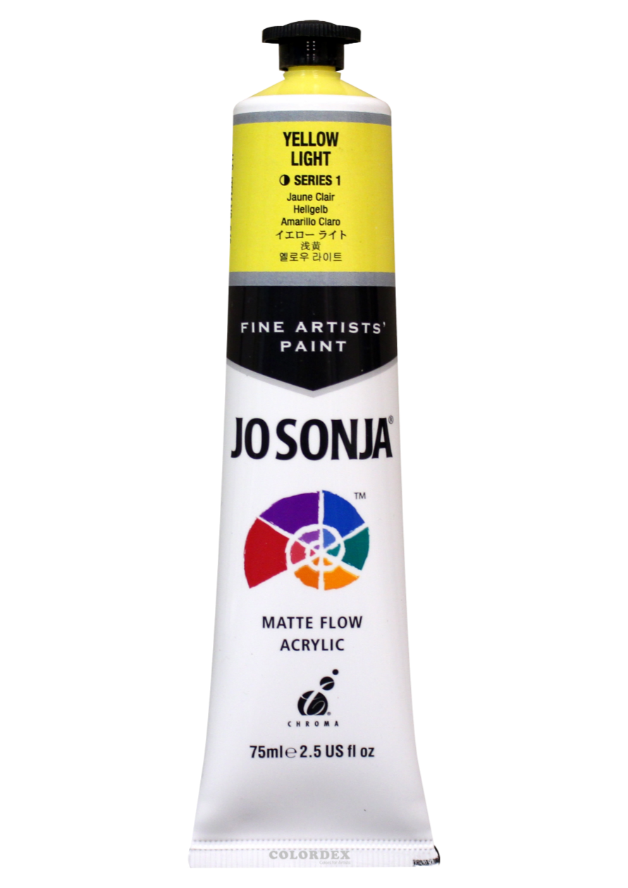 조소냐 아크릴 물감 75ml S1-139번 Yellow Light 옐로우 라이트