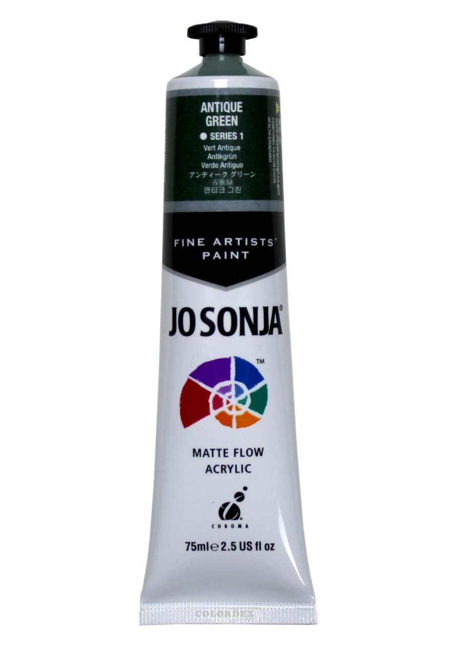 조소냐 아크릴 물감 75ml S1-141번 Antique Green 앤티그 그린