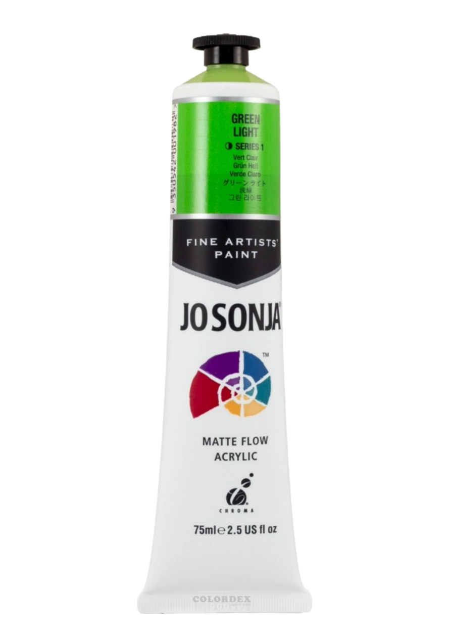 조소냐 아크릴 물감 75ml S1-145번 Green Light 그린 라이트