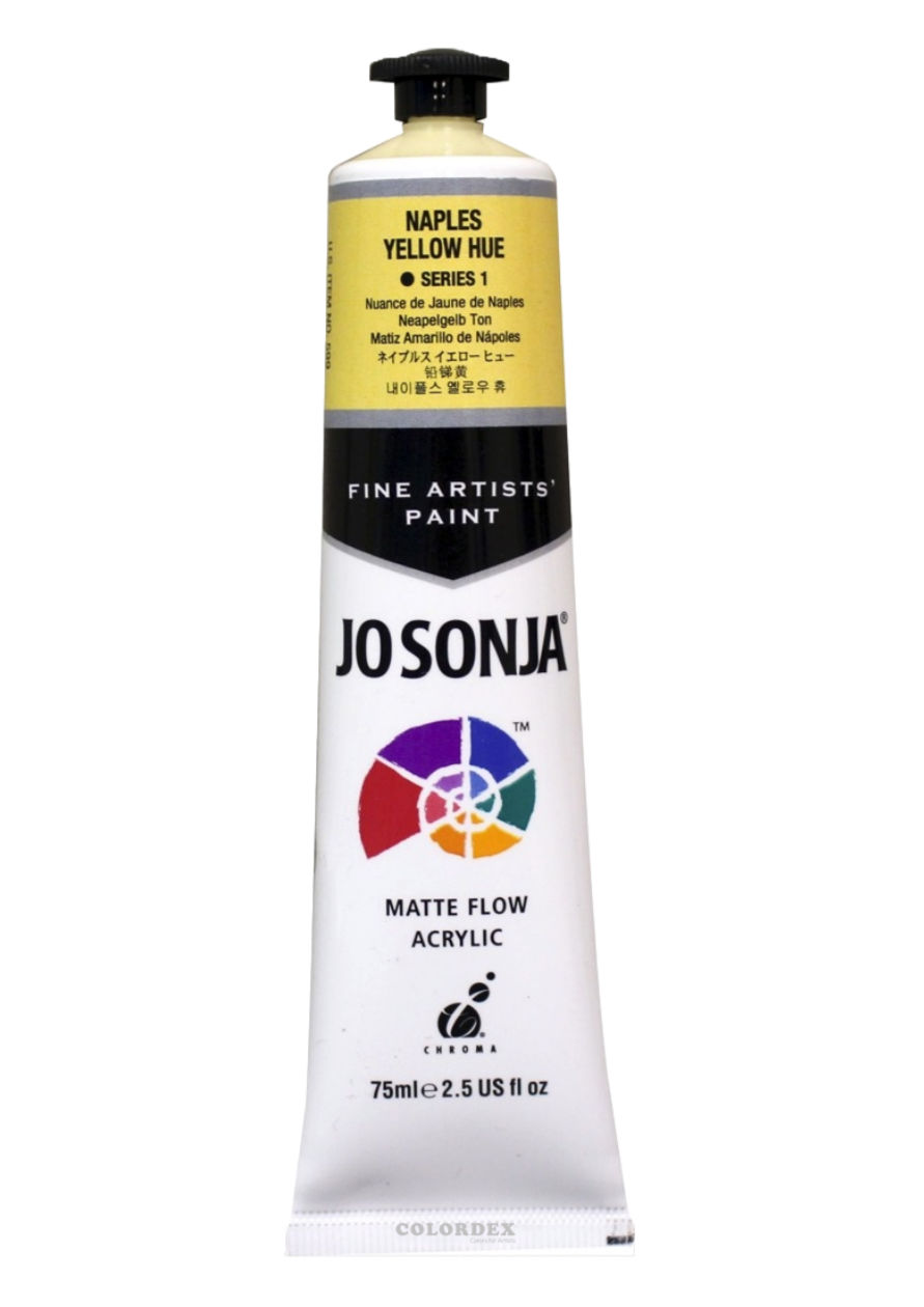 조소냐 아크릴 물감 75ml S1-149번 Naples yellow hue 내이플스 옐로우 휴
