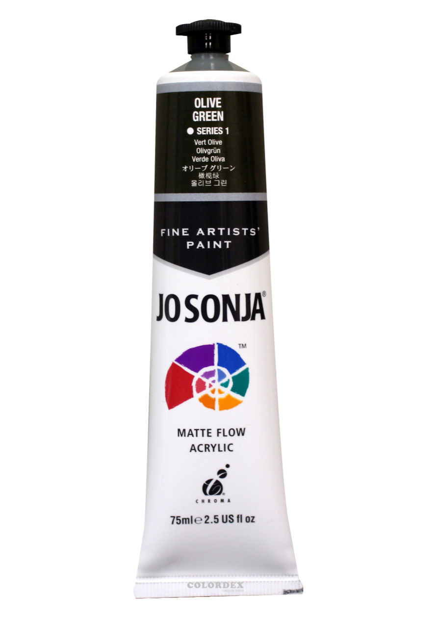 조소냐 아크릴 물감 75ml S1-150번 Olive Green 올리브그린