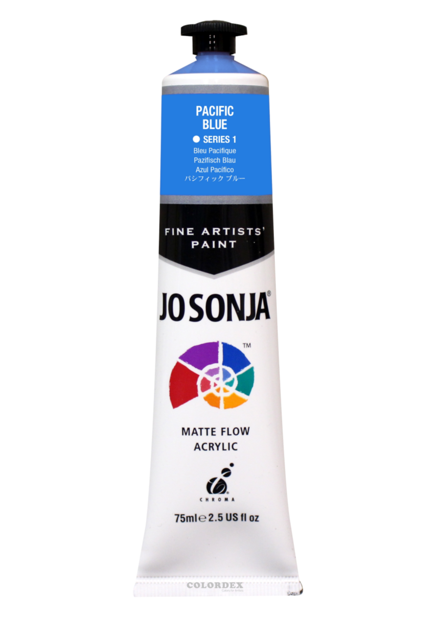 조소냐 아크릴 물감 75ml S1-151번 Pacific Blue 퍼시픽 블루