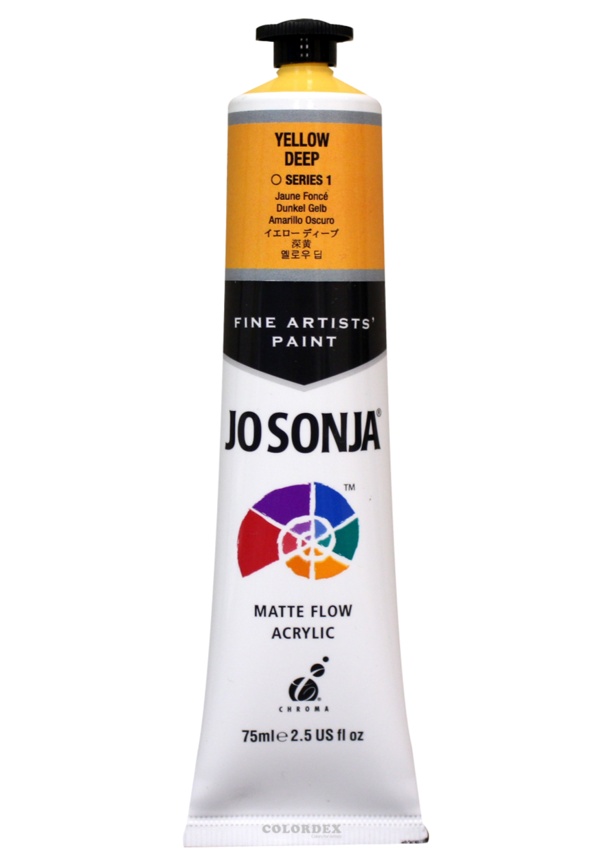 조소냐 아크릴 물감 75ml S1-155번 Yellow Deep 옐로우딥