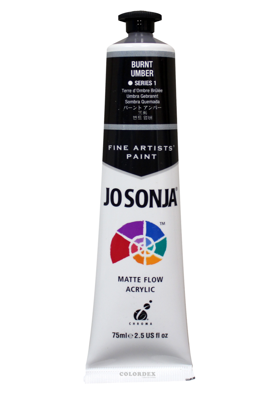 조소냐 아크릴 물감 75ml S1-601번 Burnt Umber 번트 엄버