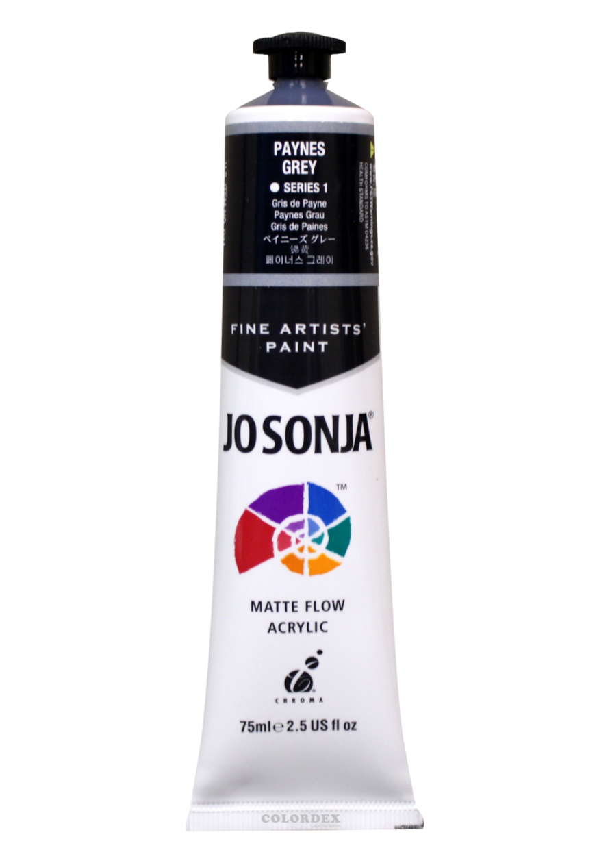 조소냐 아크릴 물감 75ml S1-607번 Paynes Grey 페이너스 그레이