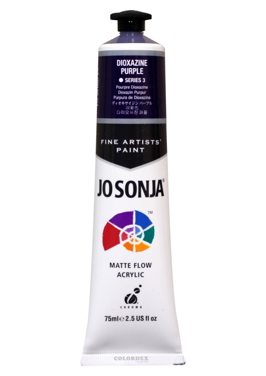 조소냐 아크릴 물감 75ml S3-606번 Diox Purple 다이오사진 퍼플