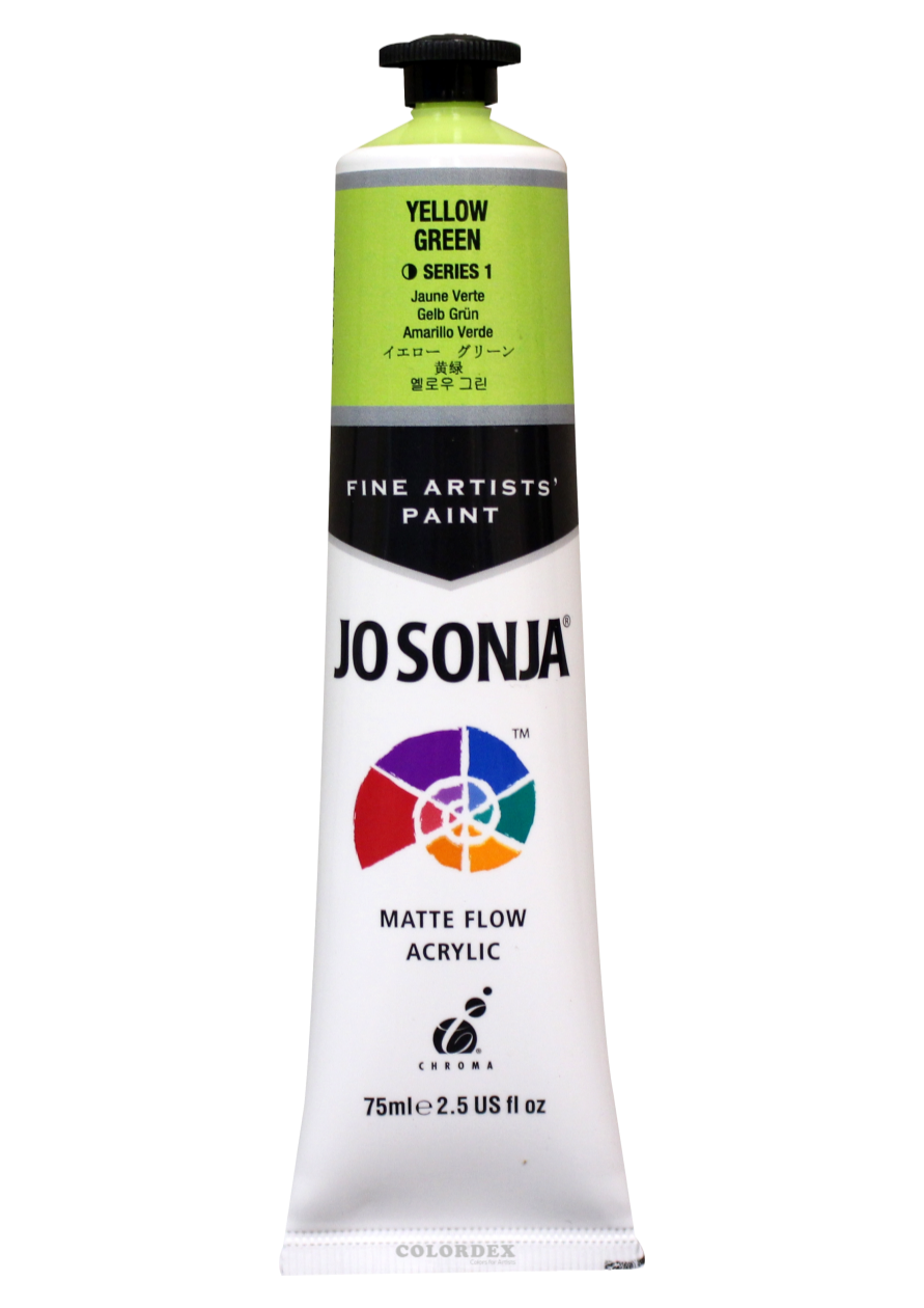 조소냐 아크릴 물감 75ml S1-156번 Yellow Green 옐로우 그린