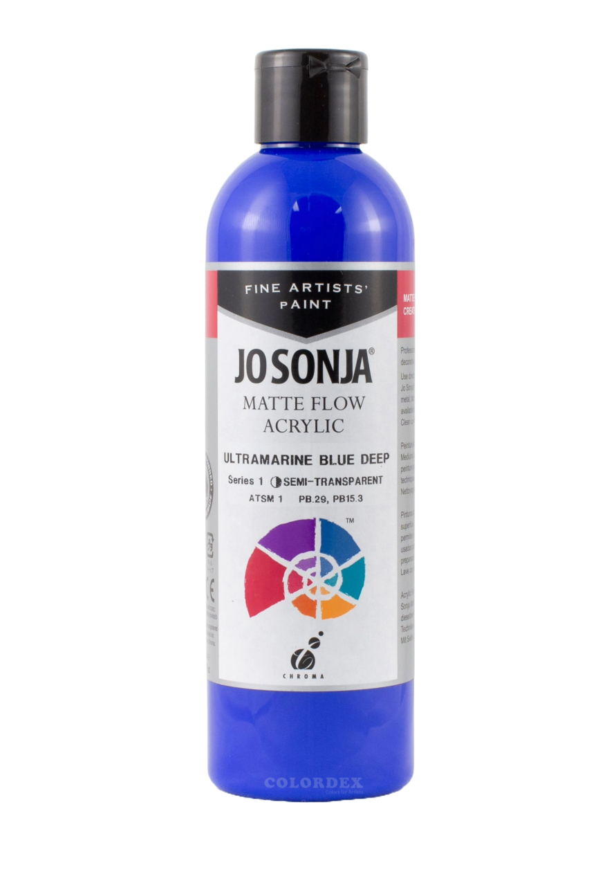 조소냐 아크릴 물감 250ml S1-610번 Ultra Blue Deep 울트러머린 블루 딥