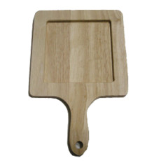 원목냄비받침판 반제품 중국산 가로 14cm 길이 21.8cm 깊이 약0.45cm 판두께 1.2cm