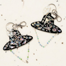 굿즈 전통모자키링만들기 갓키링 아크릴열쇠고리 자개키링만들기세트